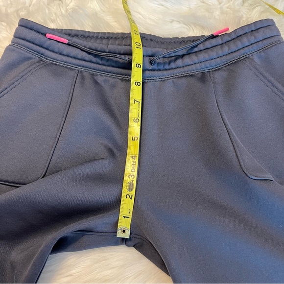 Under Armour Cold Gear Sweatpants Youth XL Dark Gray Pink Straight Leg - Picture 10 of 14